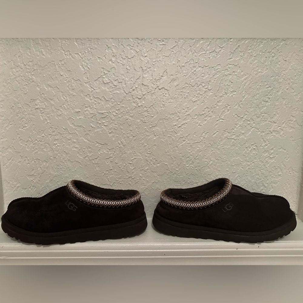 UGG Men's Dark Brown Slip-Ons dusted cocoa
